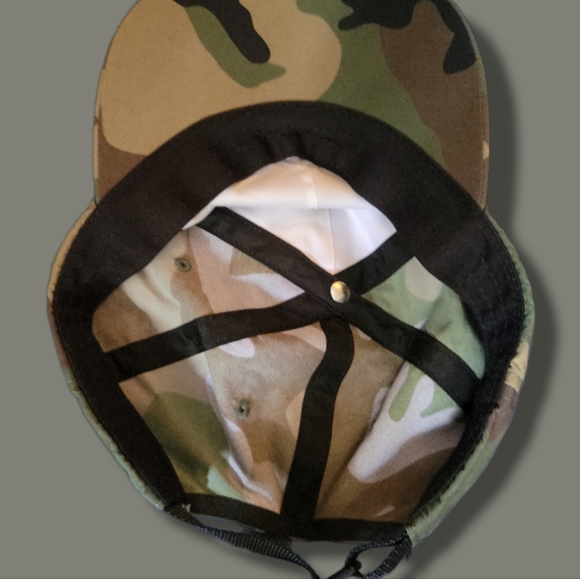 Nwt supreme 6-panel nylon camaflauge camp cap adjustable unisex - Picture 6 of 7